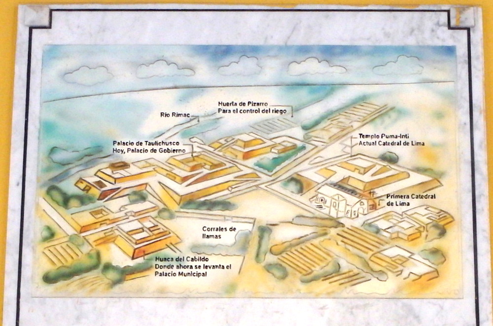 A map layout of the old Inca Complex and the new Administrative Complex.